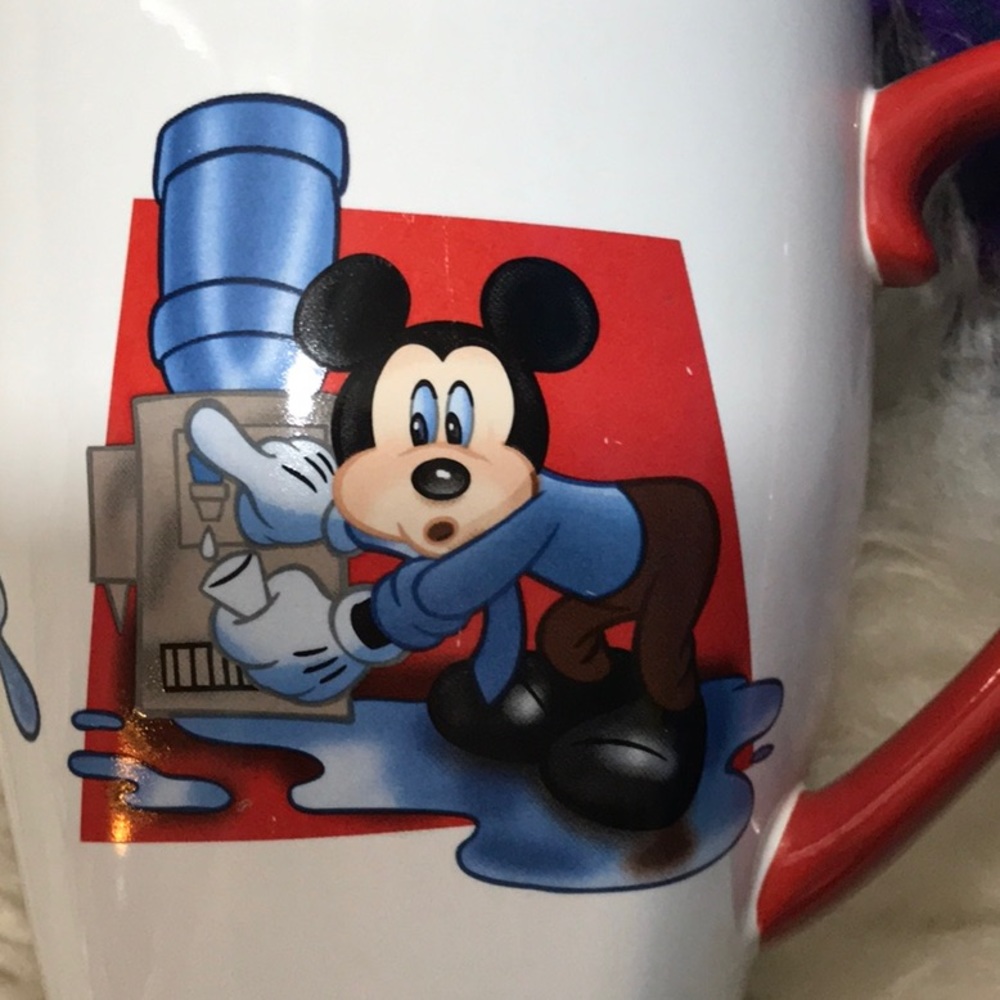 Disney Office Water Cooler Care 101 large ceramic mug - Picture 4 of 8